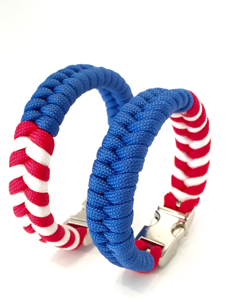 American Flag Paracord Survival Bracelet